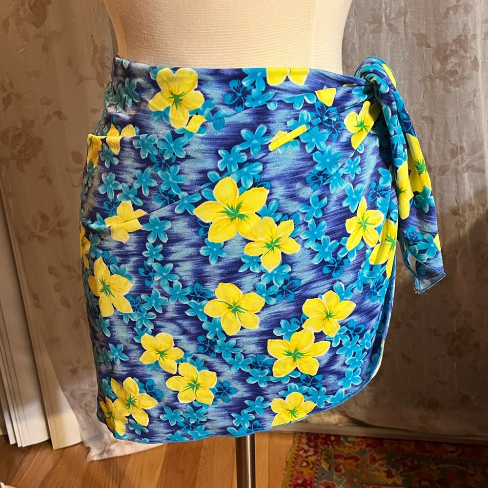 Vintage Swim Suit Sarong - USA Made